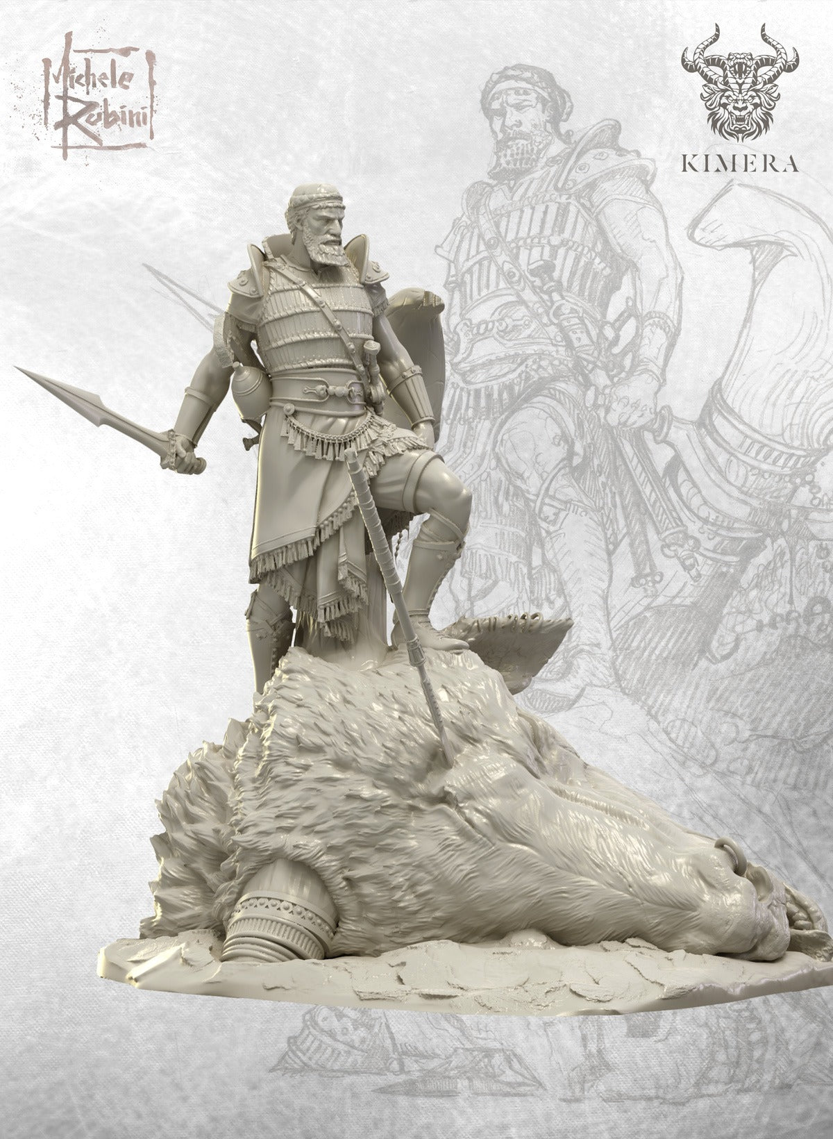 Gilgamesh unpainted resin, profile