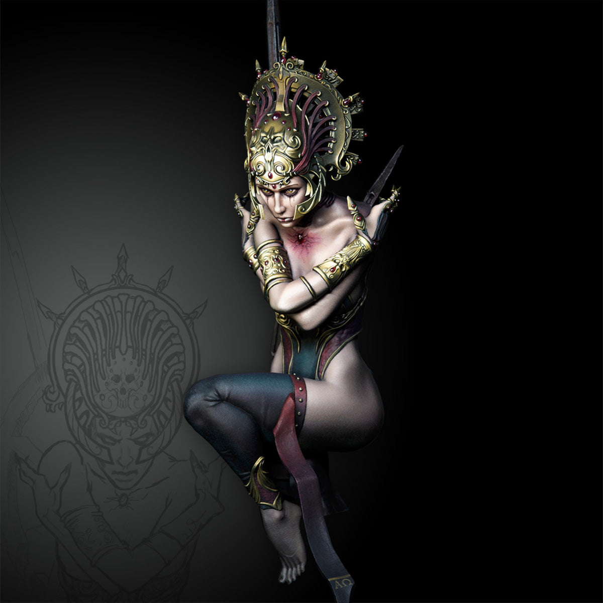 Thanatos bust Limited edition