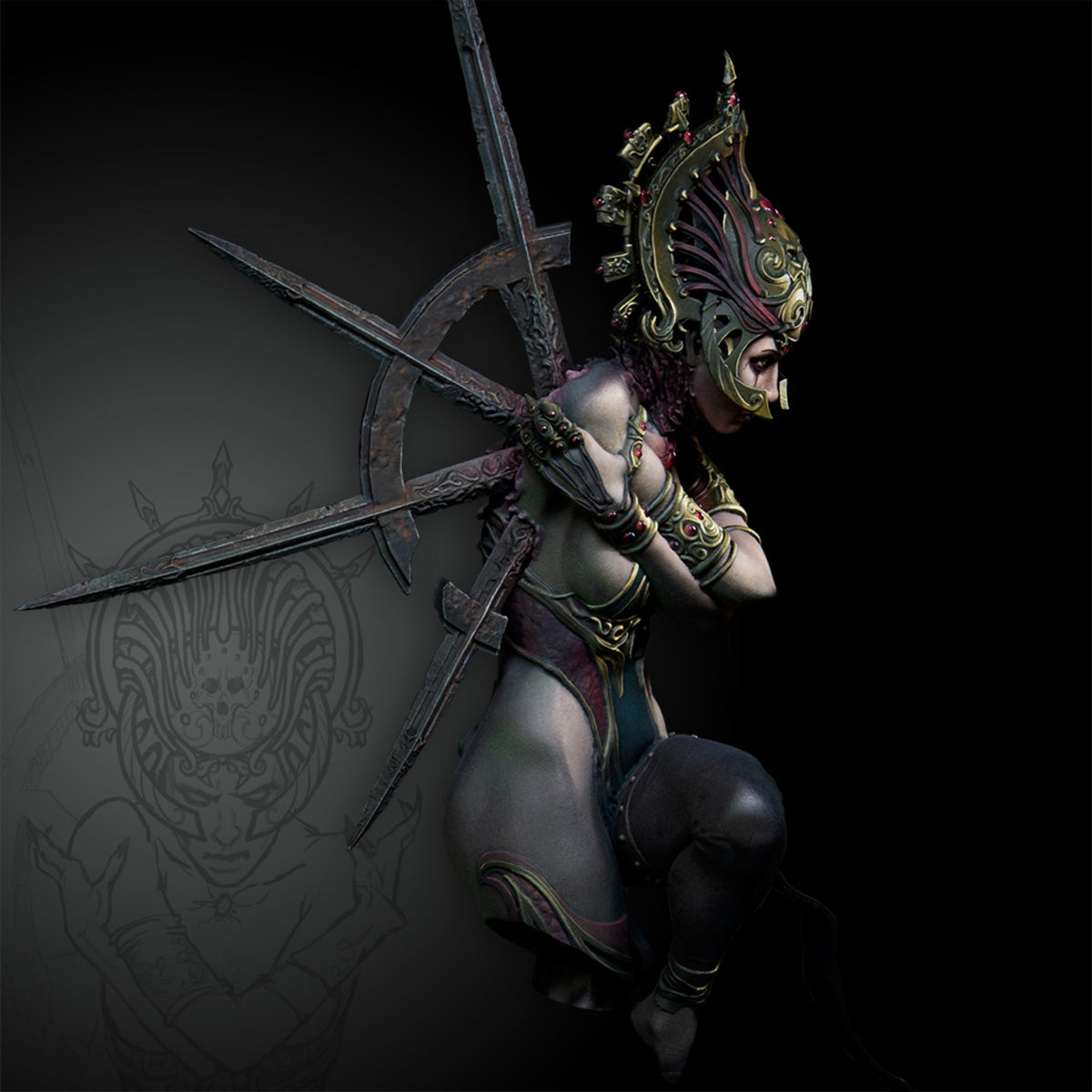 Thanatos bust Limited edition