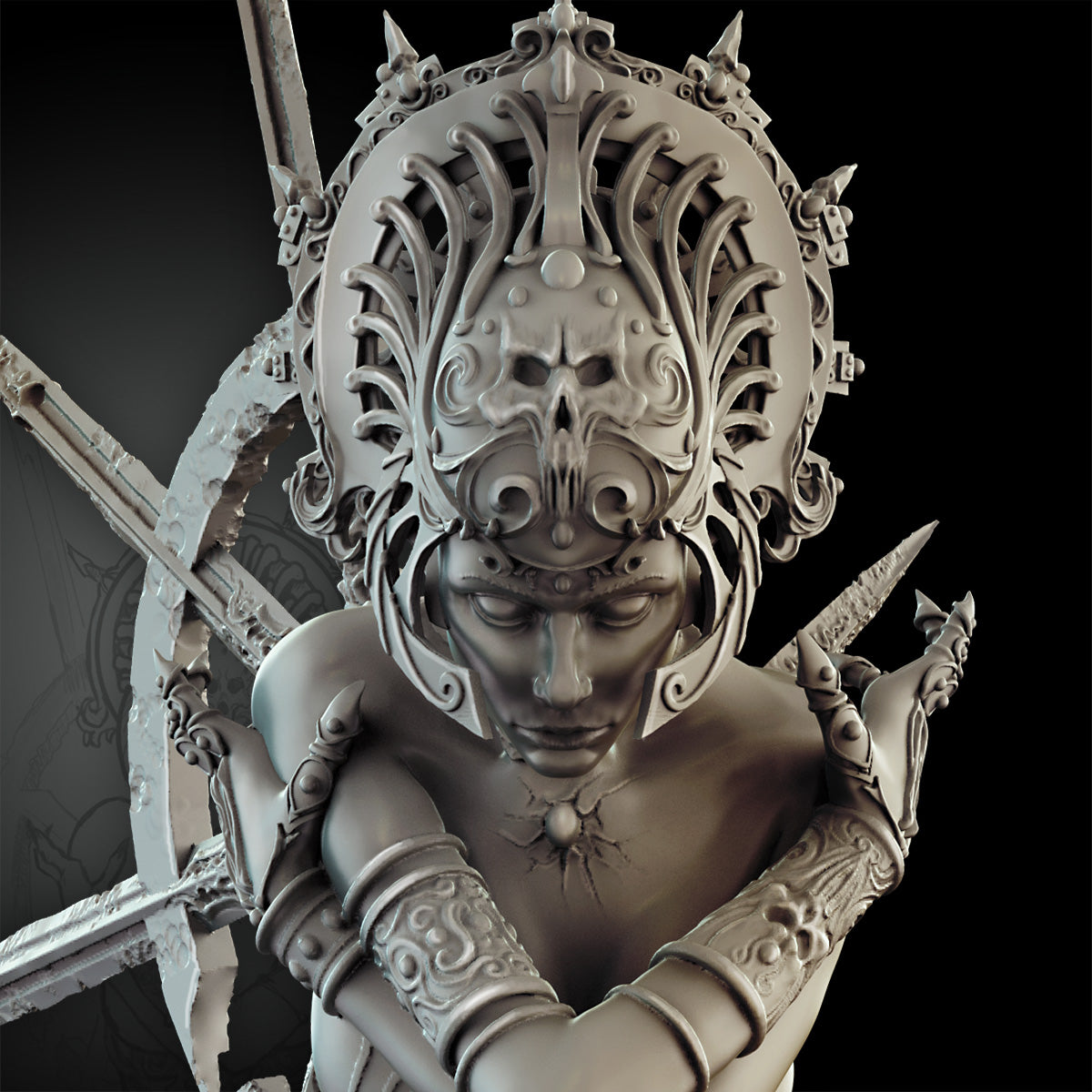 Thanatos bust Limited edition