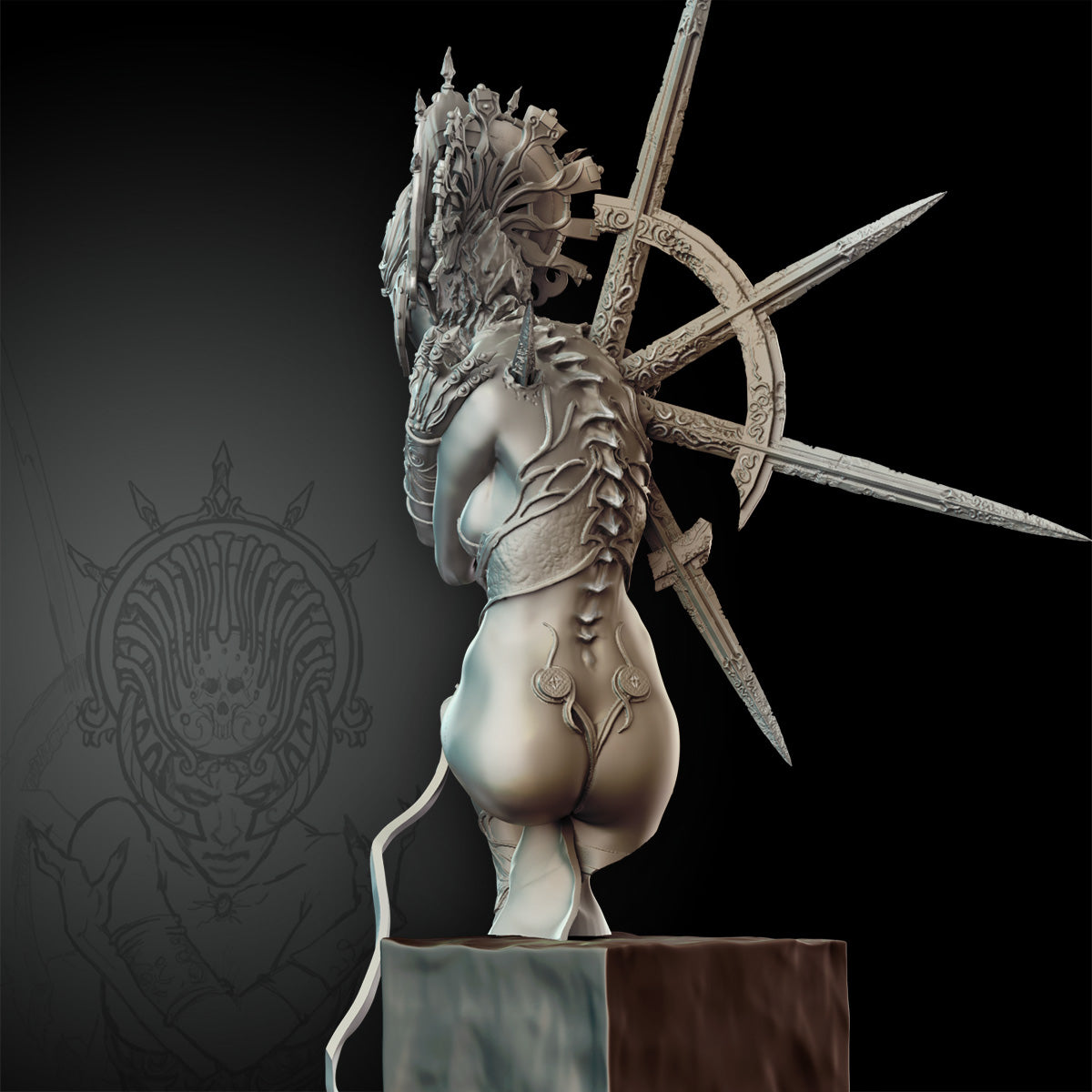 Thanatos bust Limited edition