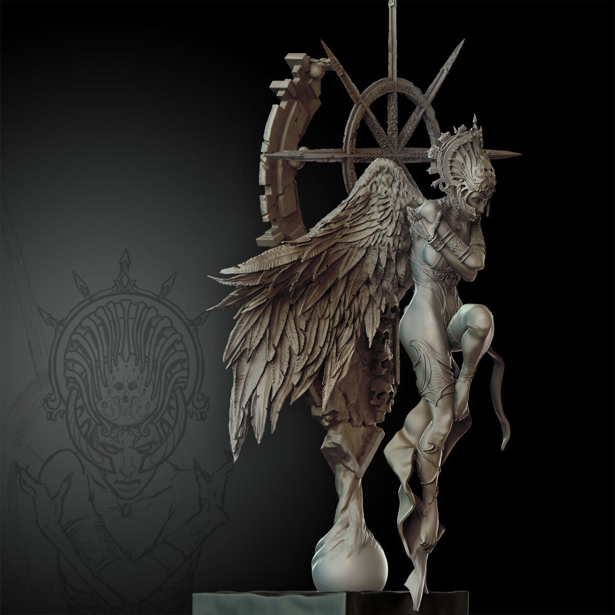 Thanatos figure Limited edition