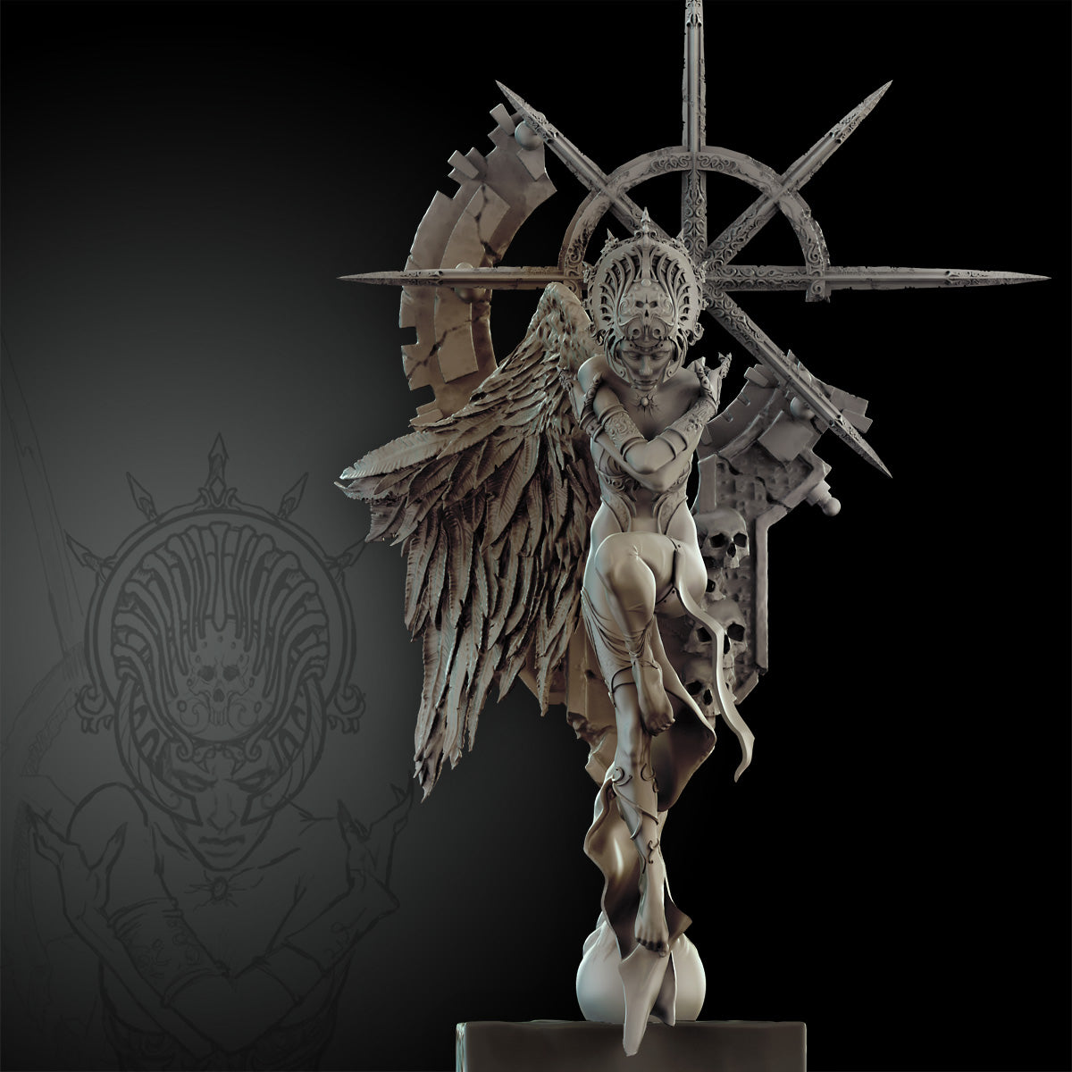 Thanatos figure Limited edition
