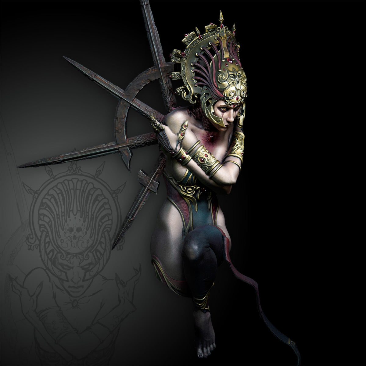 Thanatos bust Limited edition